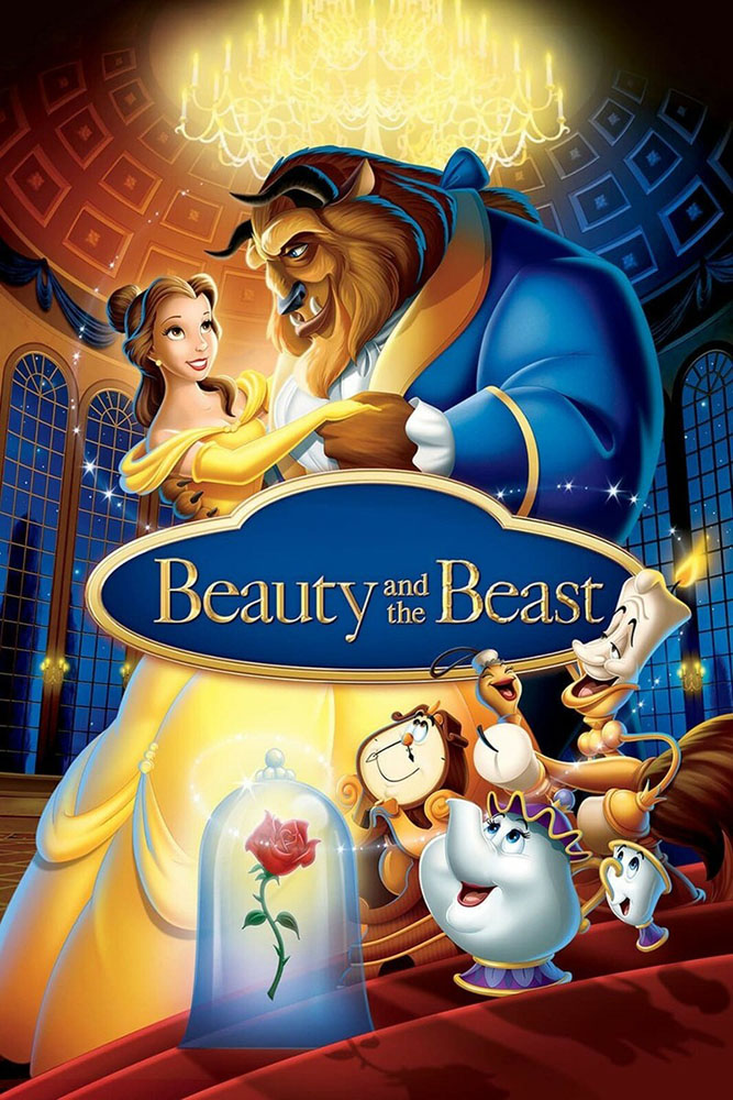 Movie Poster of Beauty and the Beasy, Animated 1991